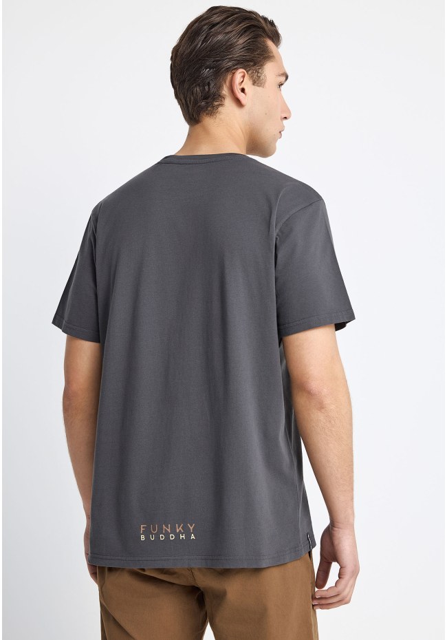Ανδρικό βαμβακερό t-shirt με τύπωμα