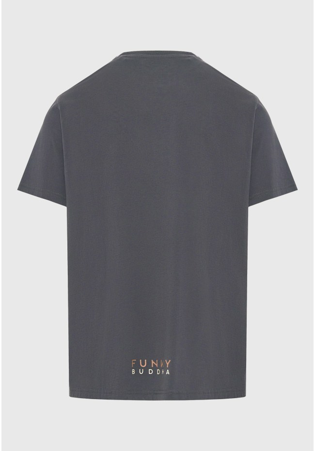 Ανδρικό βαμβακερό t-shirt με τύπωμα