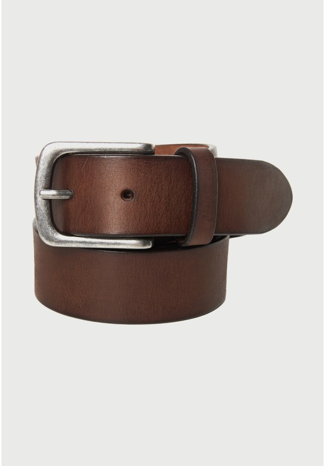 Men's leather belt