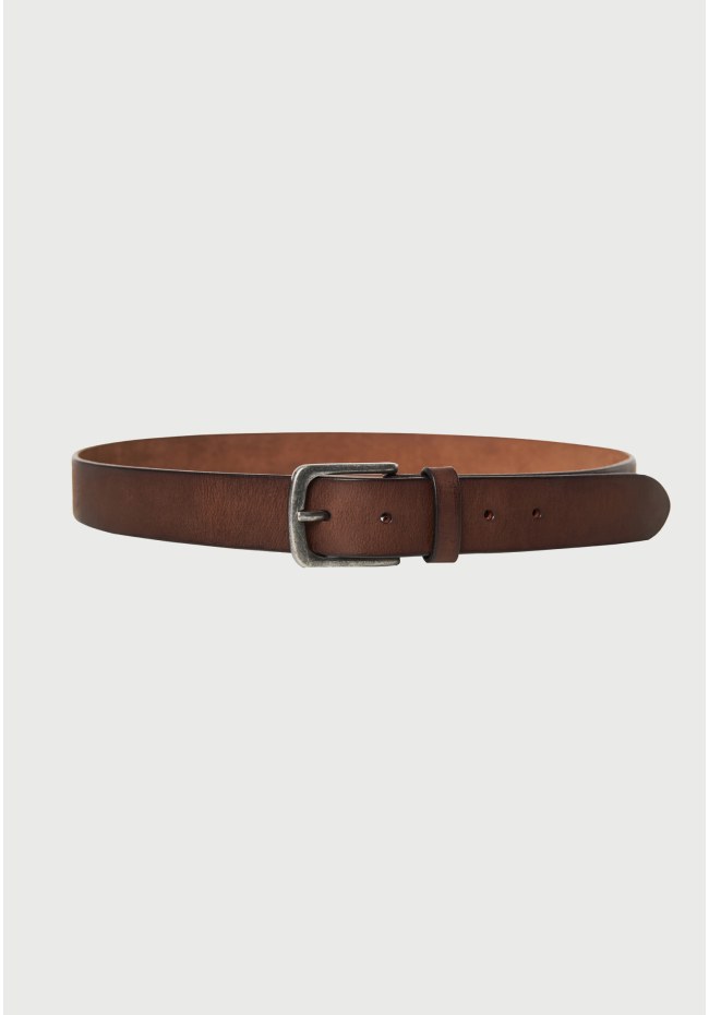 Men's leather belt