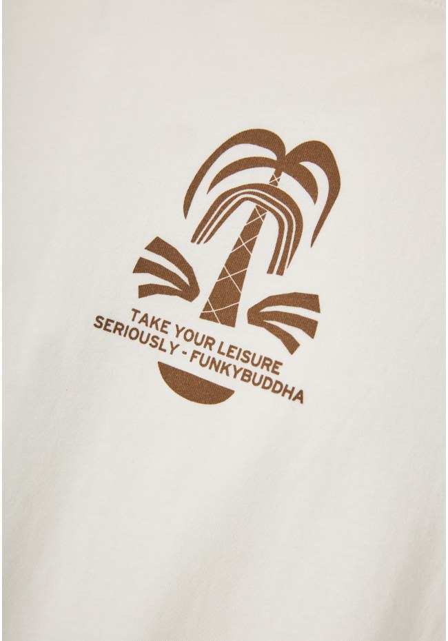 Men's relaxed t-shirt with print on the back