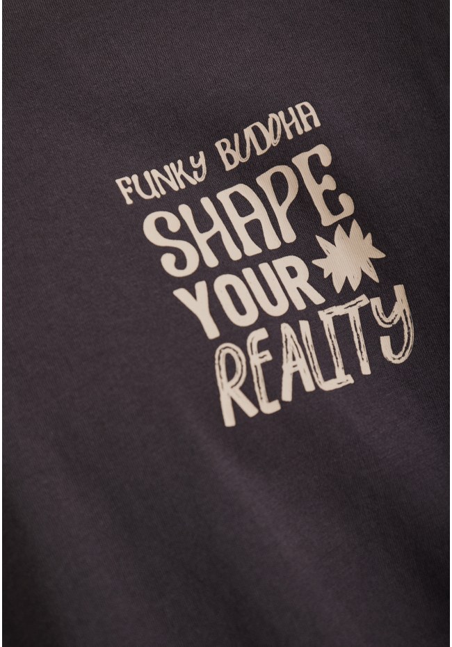T-shirt με τύπωμα στην πλάτη