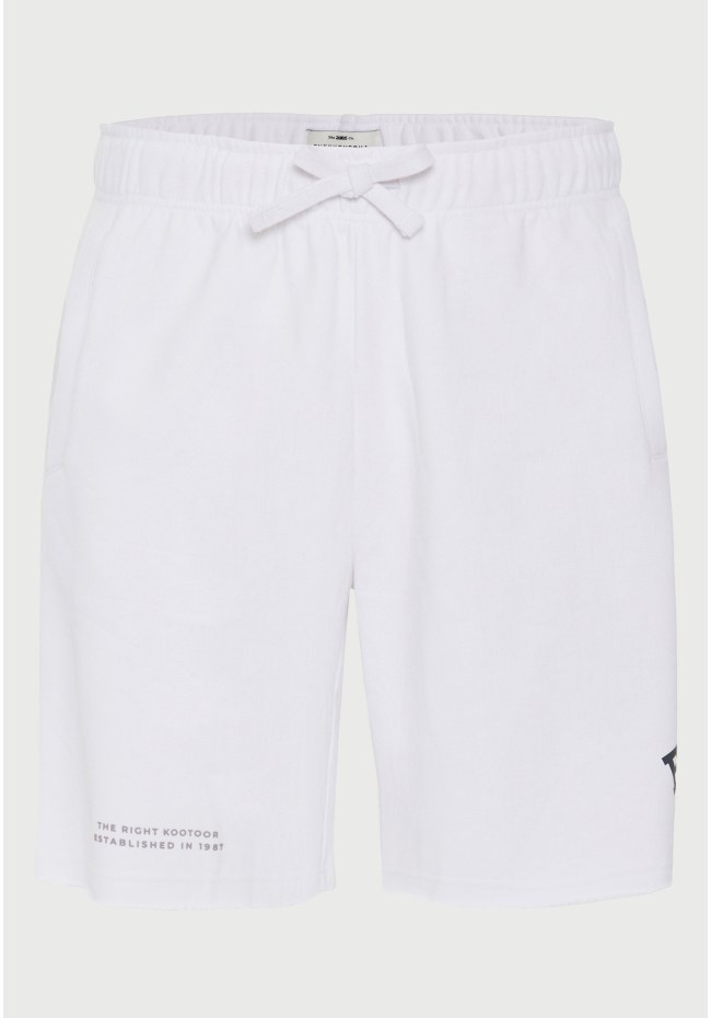 Ανδρική βερμούδα αθλητική με τυπωμένο logo
