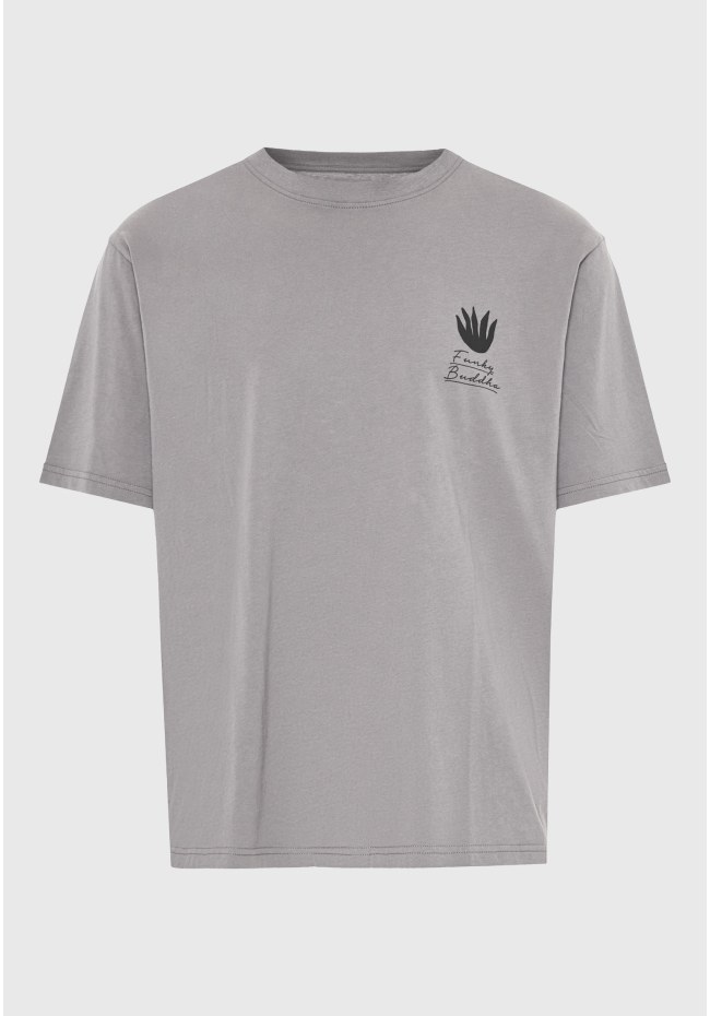 T-shirt με τύπωμα στην πλάτη