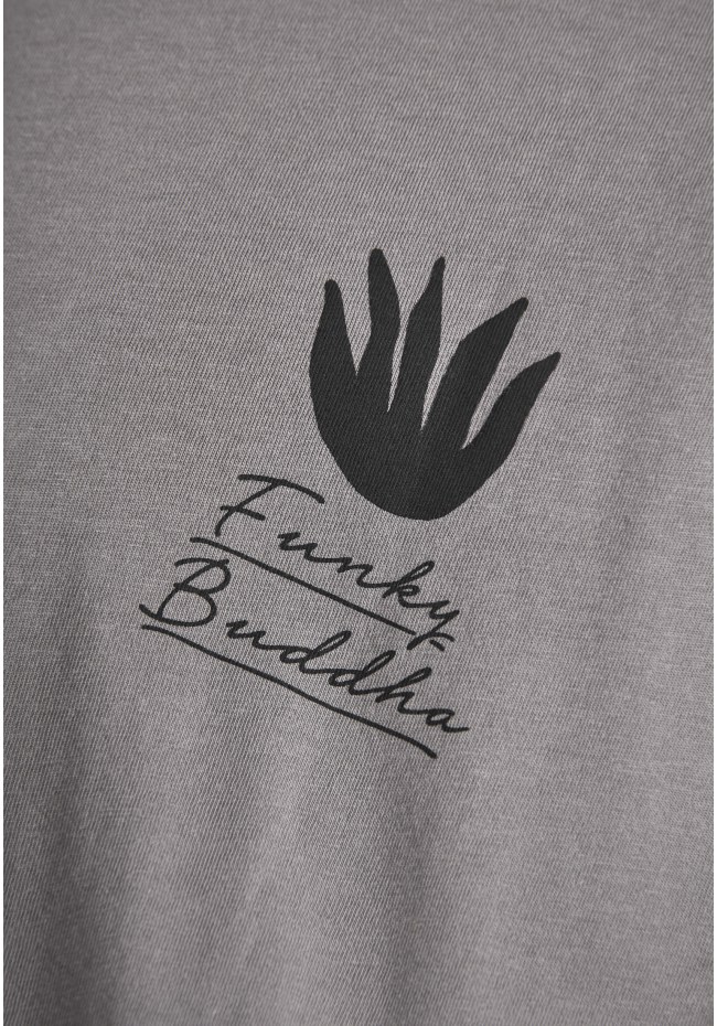 T-shirt με τύπωμα στην πλάτη