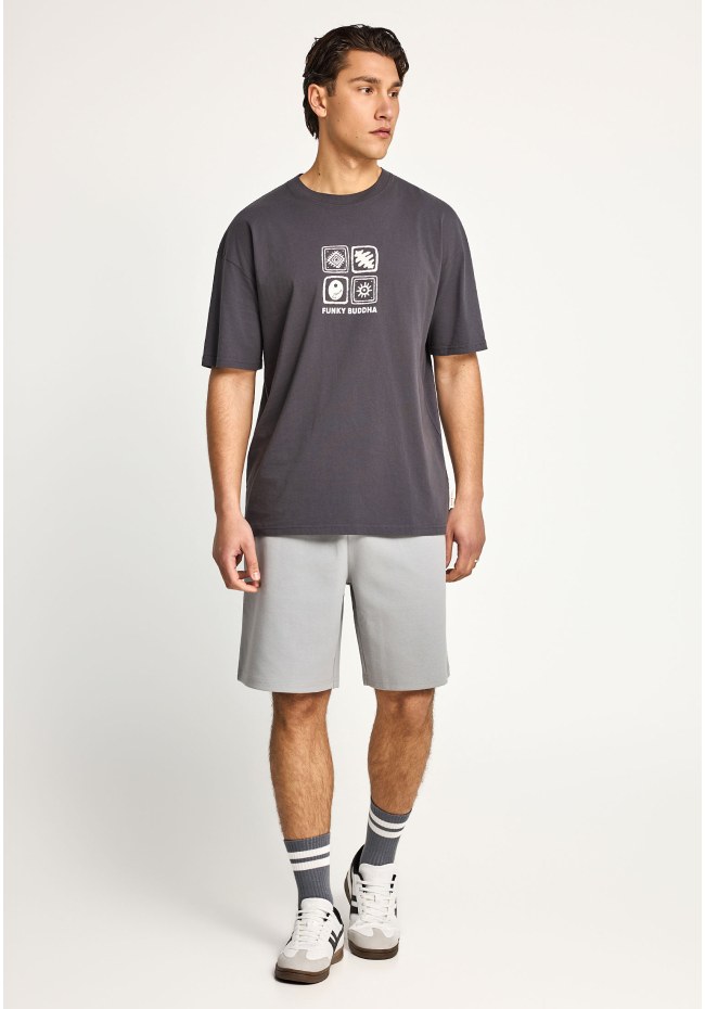 Men's oversized t-shirt with print on the back