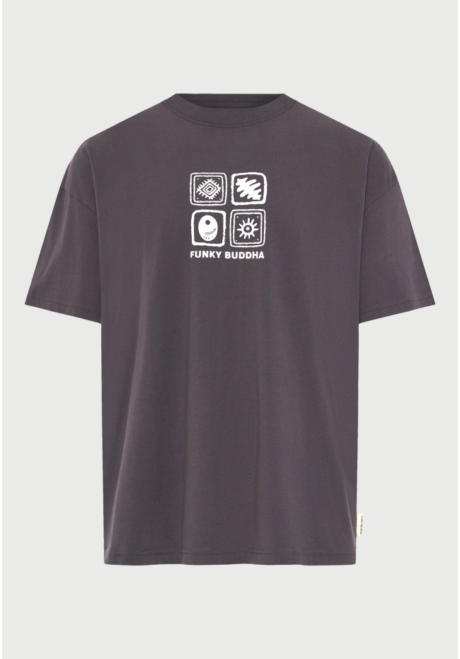 Men's oversized t-shirt with print on the back