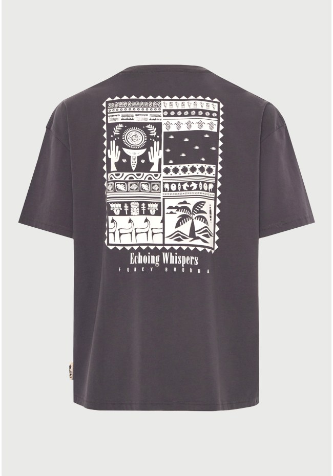 Men's oversized t-shirt with print on the back