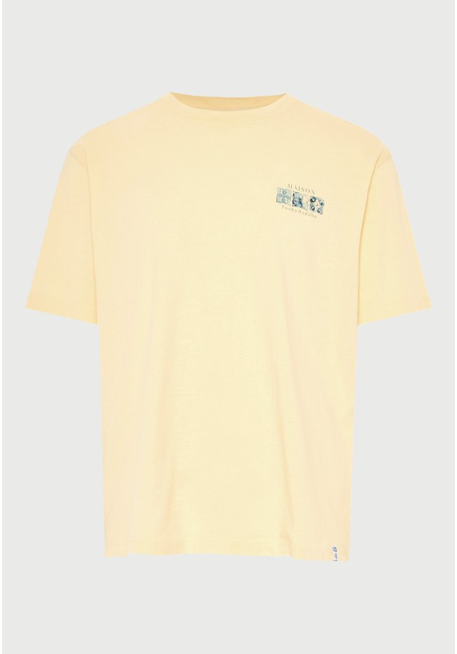 Ανδρικό t-shirt με τύπωμα στην πλάτη