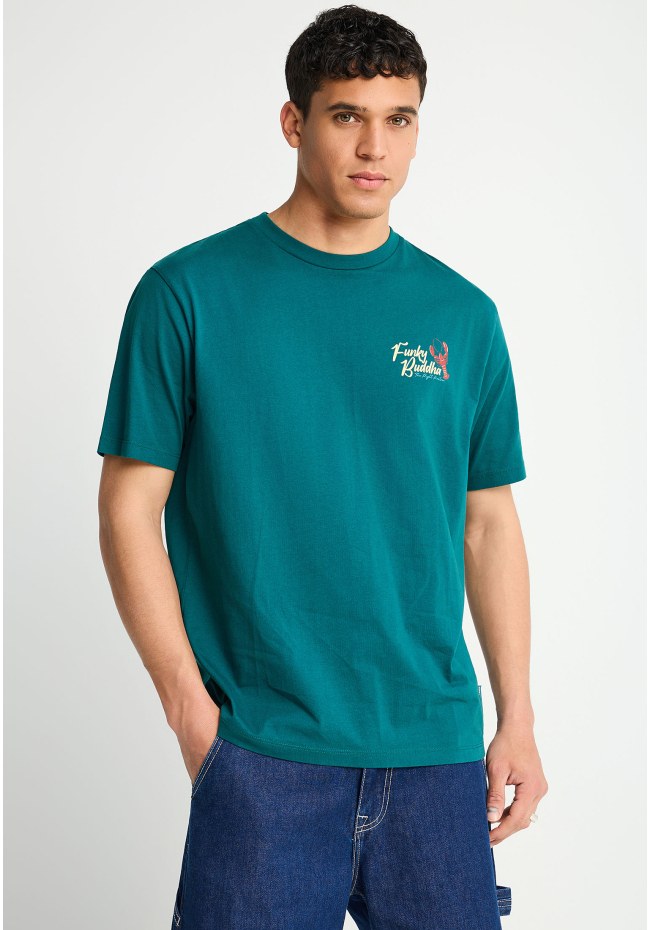 Ανδρικό relaxed t-shirt με τύπωμα