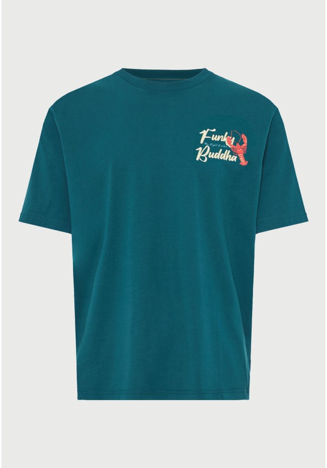 Ανδρικό relaxed t-shirt με τύπωμα
