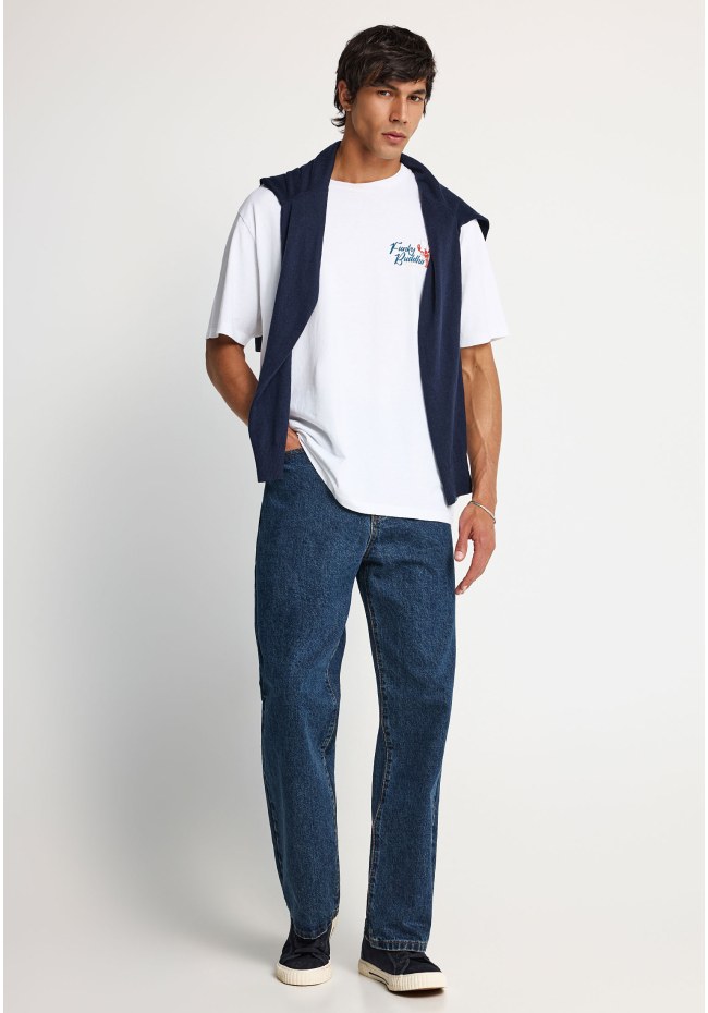 Ανδρικό relaxed t-shirt με τύπωμα