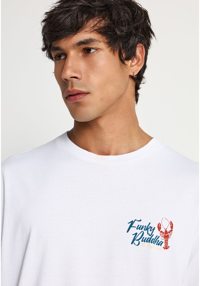 Ανδρικό relaxed t-shirt με τύπωμα