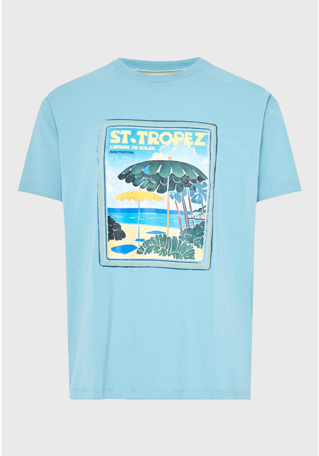 Men's cotton t-shirt with print