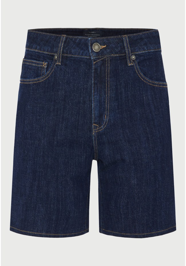 Ανδρική slim tapered βερμούδα τζην -The essentials