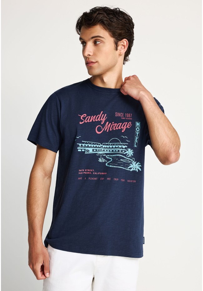 Men's cotton t-shirt with print