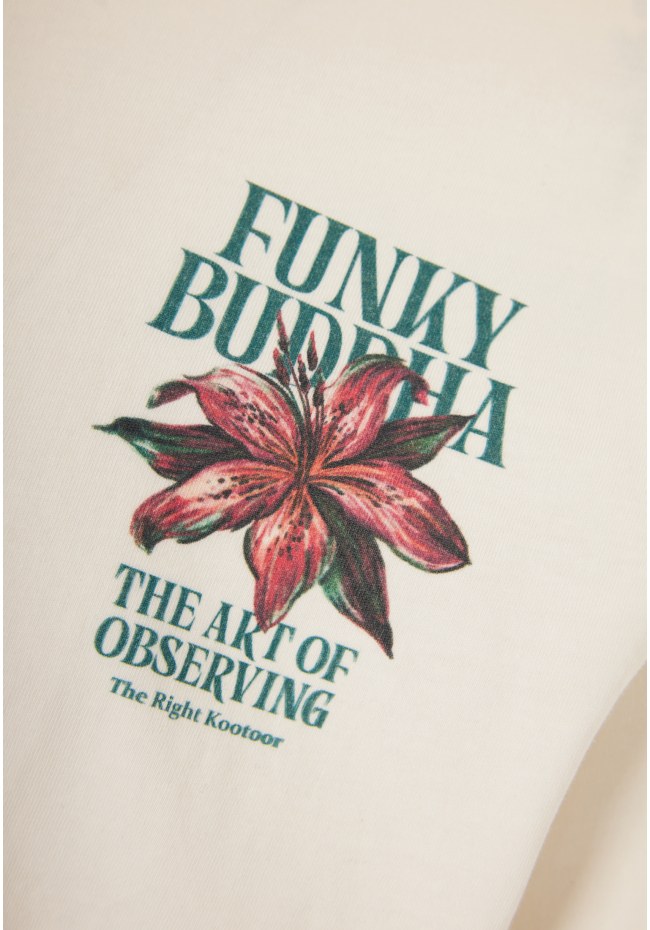 Men's cotton t-shirt with print on the back