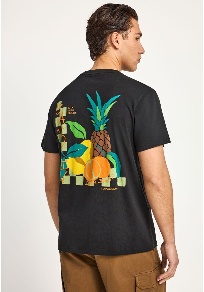 Ανδρικό t-shirt με τύπωμα στην πλάτη