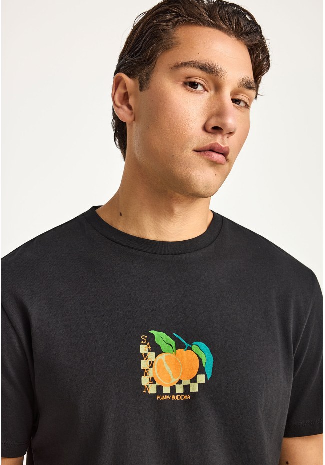 Ανδρικό t-shirt με τύπωμα στην πλάτη