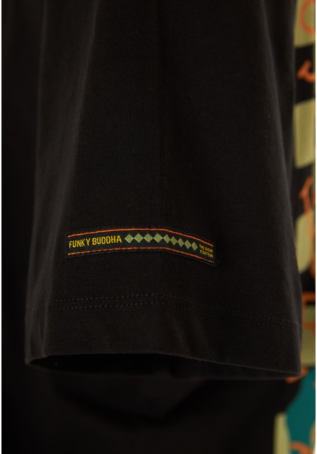 Ανδρικό t-shirt με τύπωμα στην πλάτη