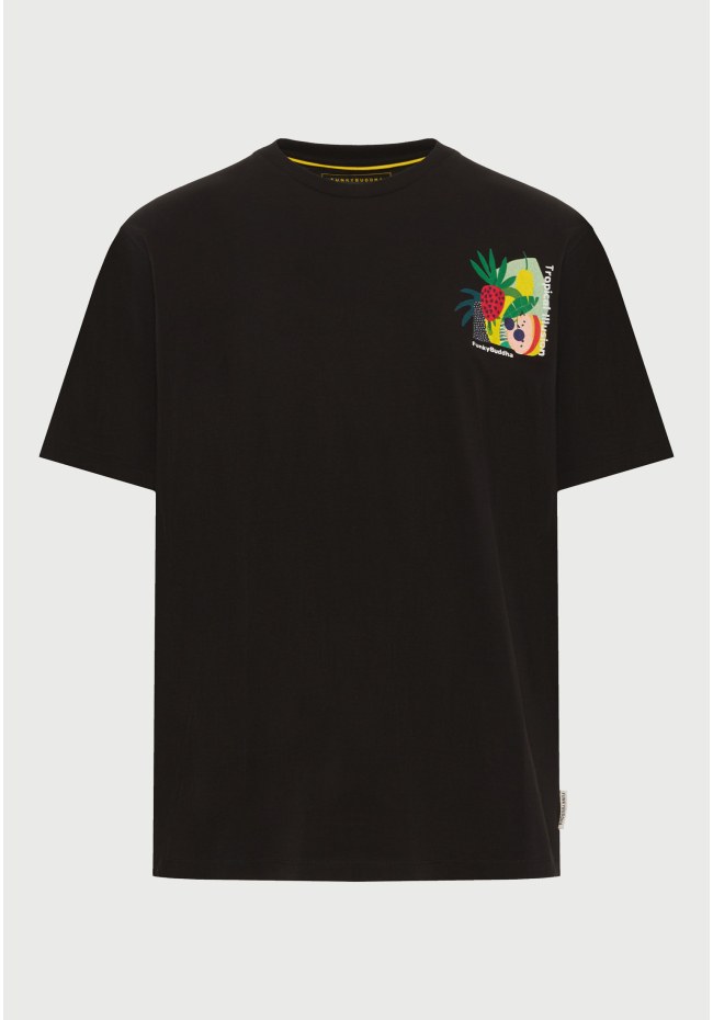 Men's relaxed t-shirt with print on the back