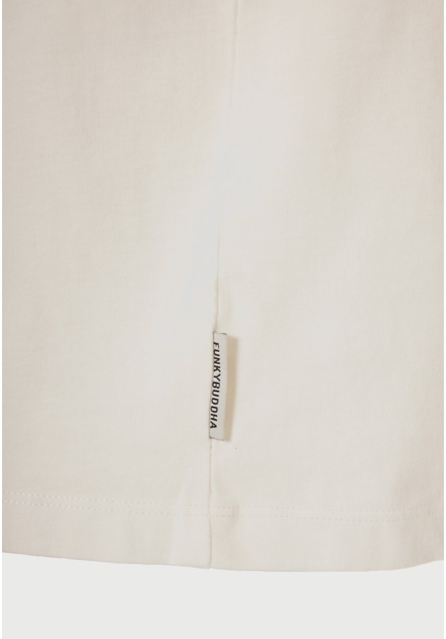 Ανδρικό relaxed t-shirt με τύπωμα στην πλάτη
