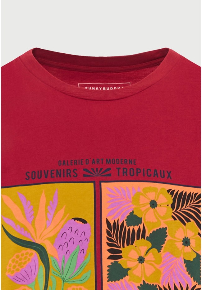 Ανδρικό relaxed t-shirt με τύπωμα