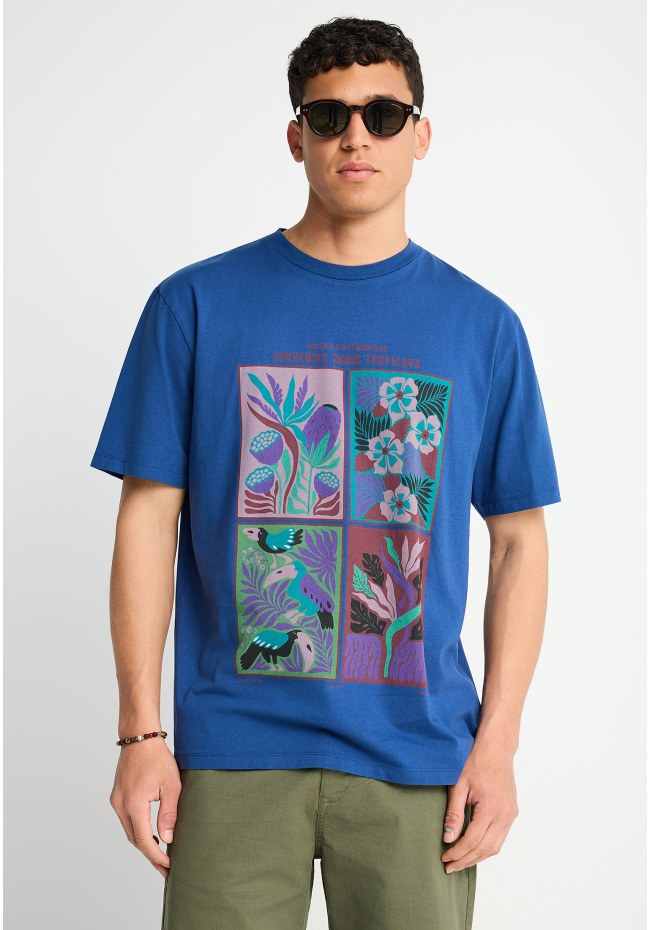 Ανδρικό relaxed t-shirt με τύπωμα