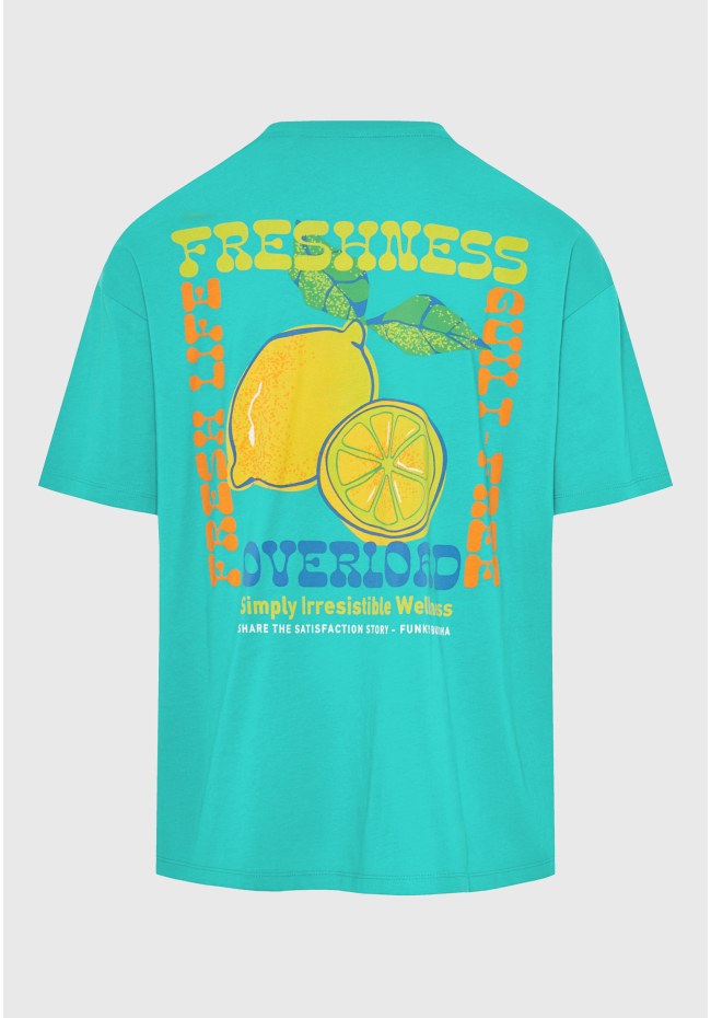 Men's oversized t-shirt with print on the back