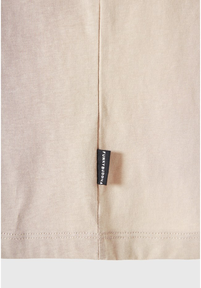 Ανδρικό relaxed t-shirt με τύπωμα στην πλάτη