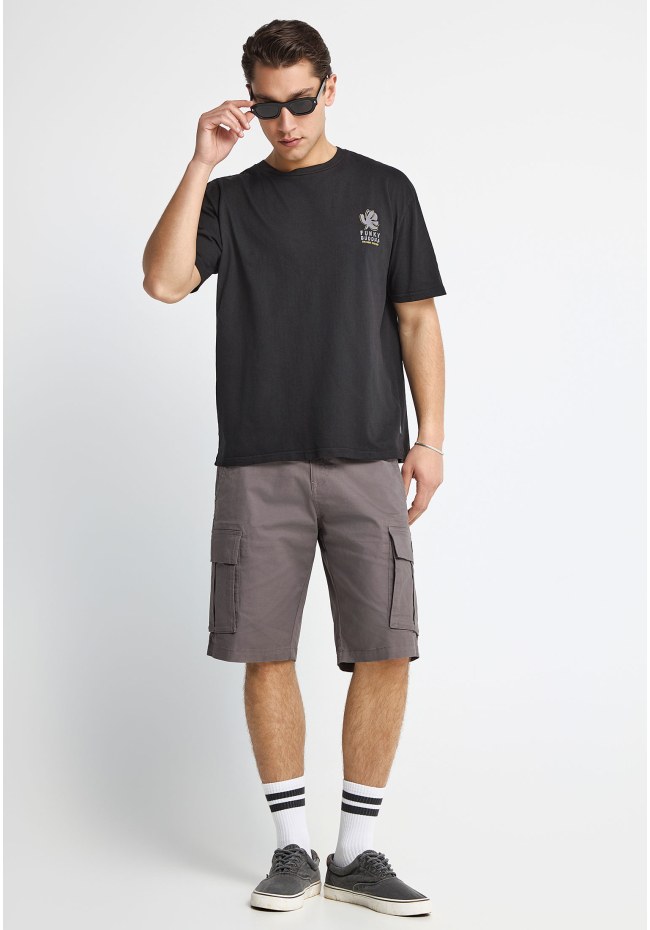 Ανδρικό t-shirt με τύπωμα στην πλάτη