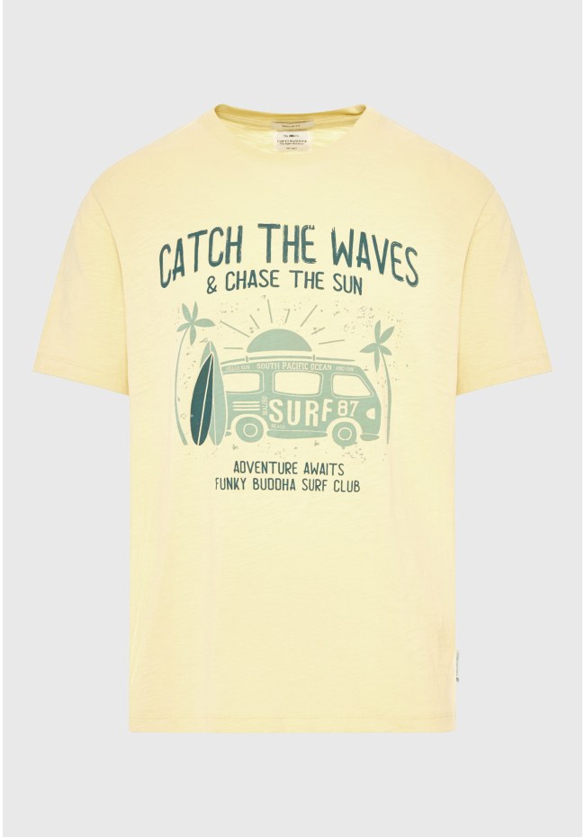 Men's cotton t-shirt with print