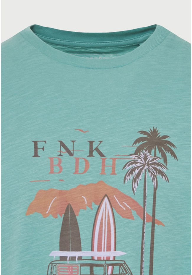 Ανδρικό βαμβακερό t-shirt με τύπωμα