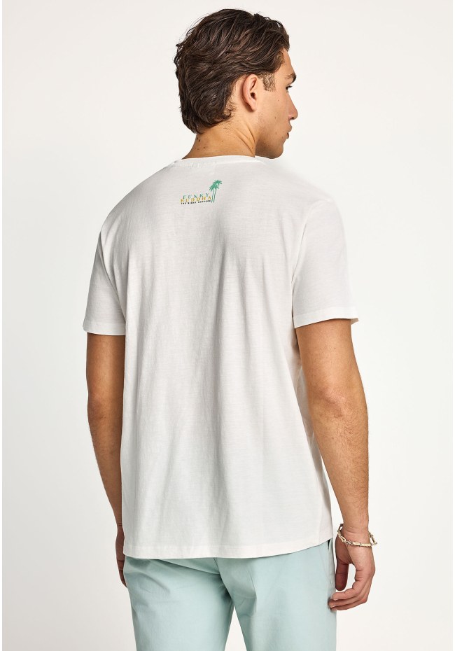 Ανδρικό βαμβακερό t-shirt με τύπωμα