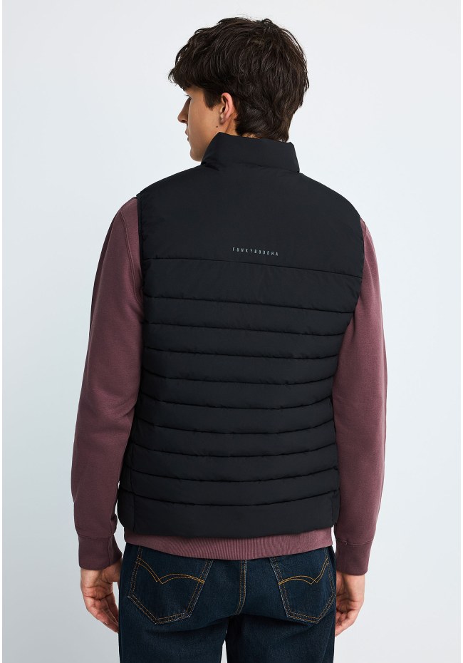 Men's sleeveless quilted puffer vest