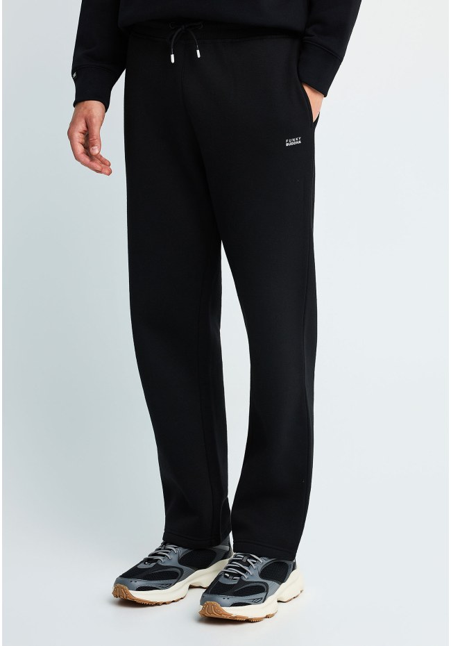 Men's cotton-blend straight leg sweatpants