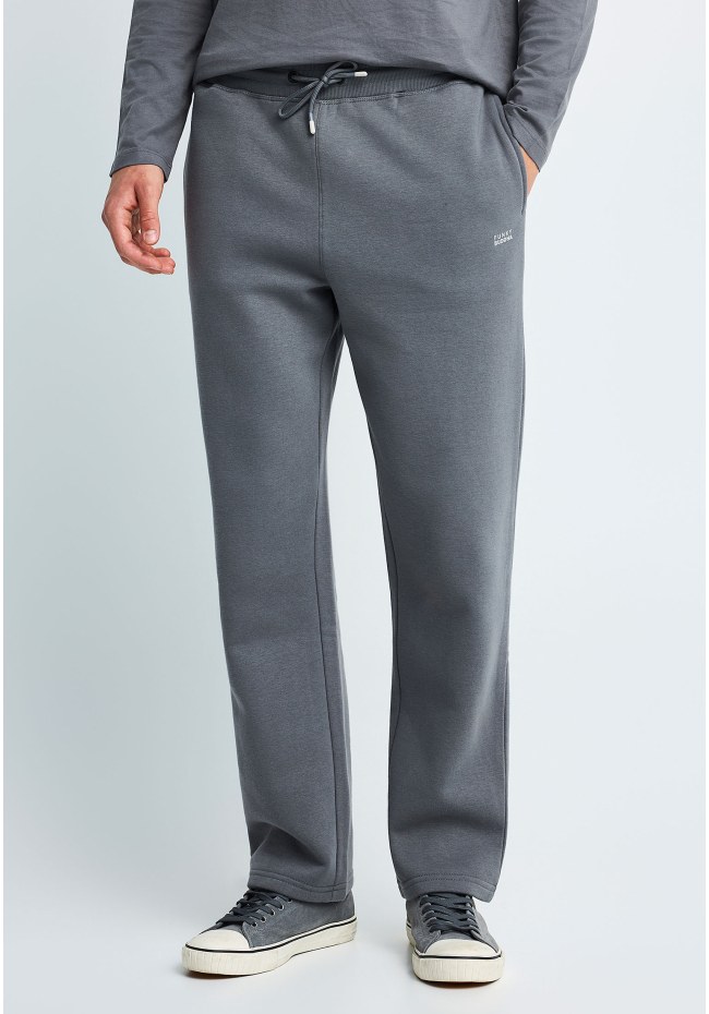Men's cotton-blend straight leg sweatpants