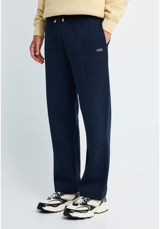 Men's cotton-blend straight leg sweatpants