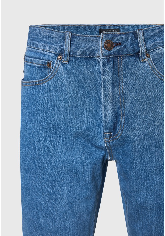 Ανδρικό jean παντελόνι Amsterdam slim tapered