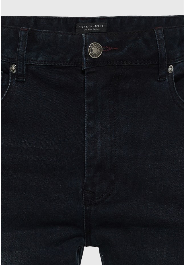 Ανδρικό ελαστικό tapered denim παντελόνι