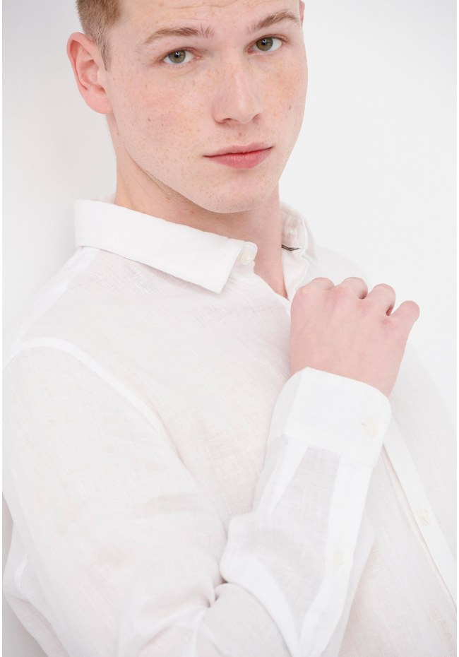 Essential λινό πουκάμισο