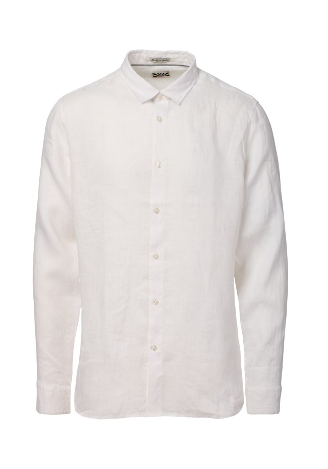 Essential λινό πουκάμισο