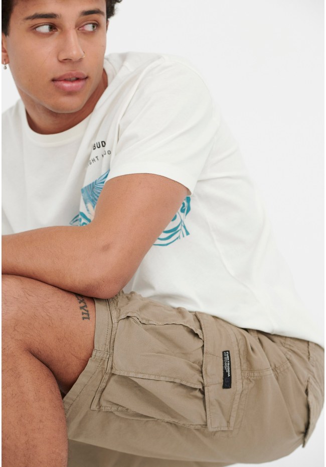 Relaxed fit cargo βερμούδα