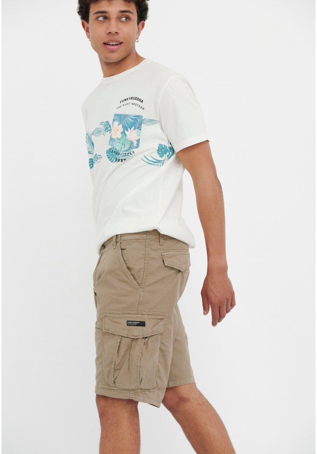 Relaxed fit cargo βερμούδα