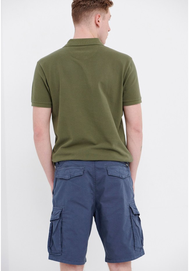 Relaxed fit cargo βερμούδα