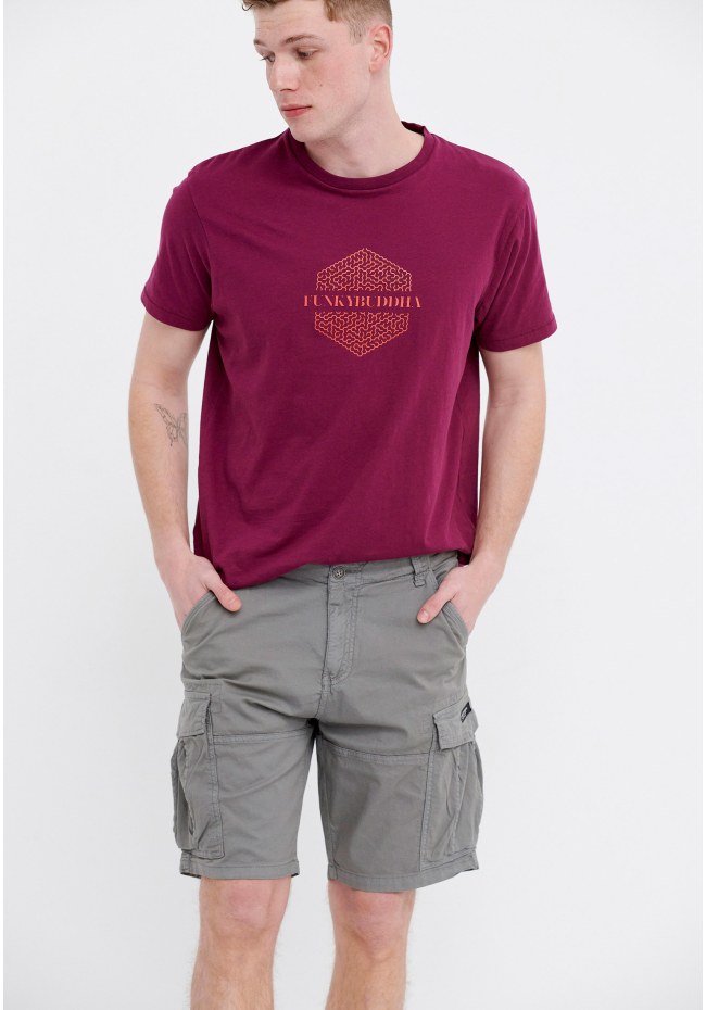 Relaxed fit cargo βερμούδα