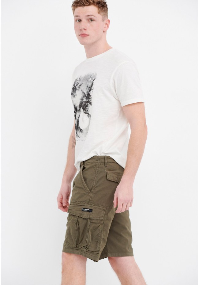 Relaxed fit cargo βερμούδα