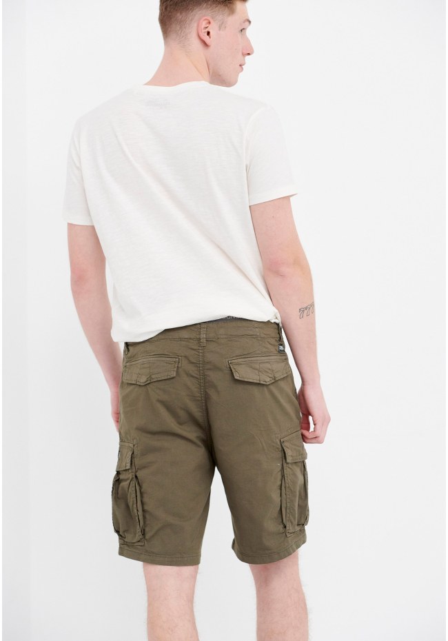 Relaxed fit cargo βερμούδα