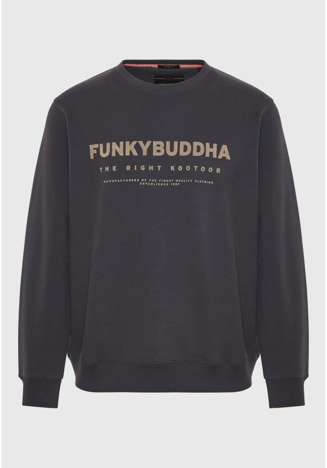 Relaxed fit φούτερ με Funky Buddha τύπωμα