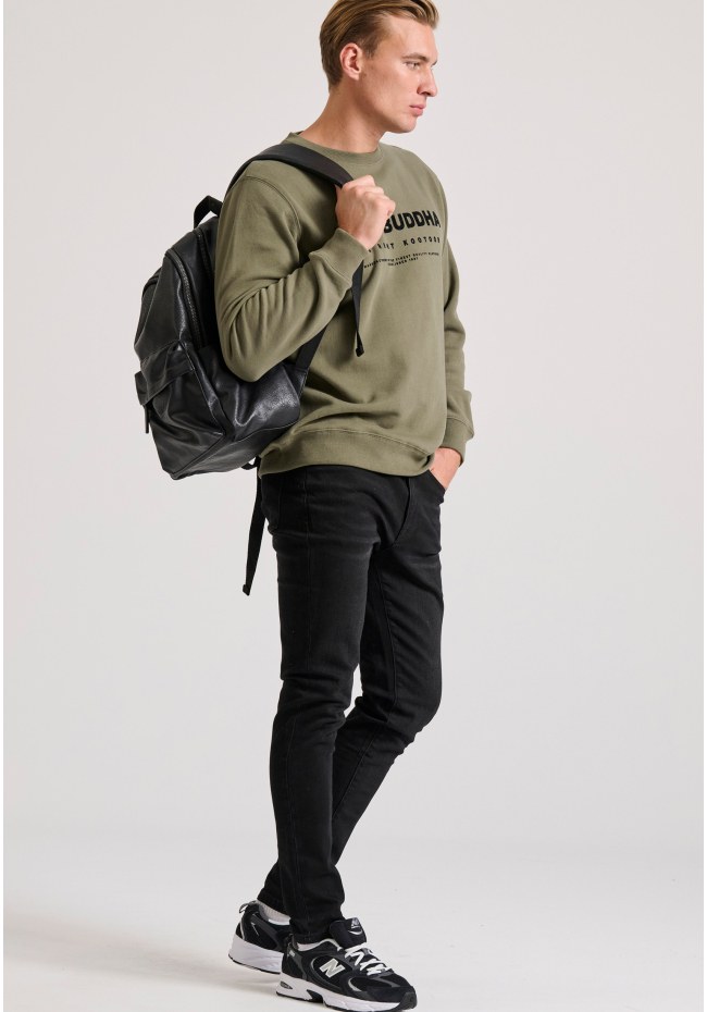 Relaxed fit φούτερ με Funky Buddha τύπωμα